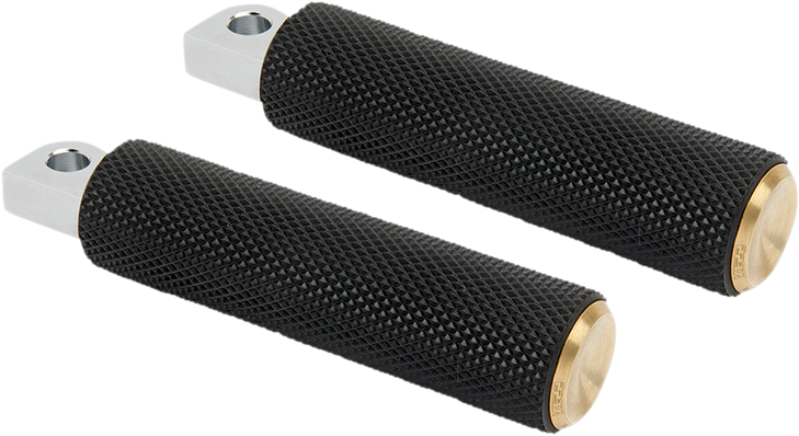 Arlen Ness Knurled Footpegs - Brass - Fx/Fl '18-'23 07-944