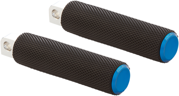 Arlen Ness Knurled Footpegs - Blue - Fx/Fl '18-'23 07-950
