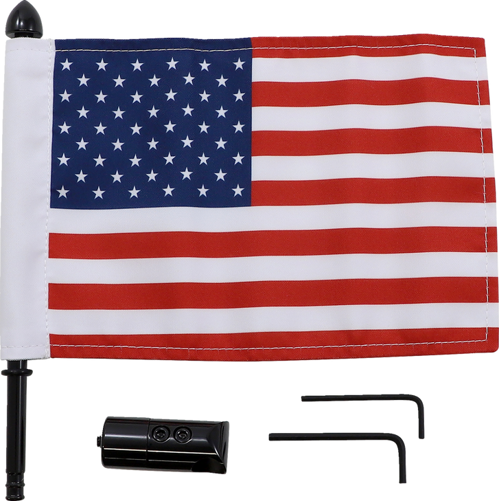 Pro Pad Luggage Rack Flag Mount - 5/8" Round - With 10" X 15" Flag Brfm-Rdhb58