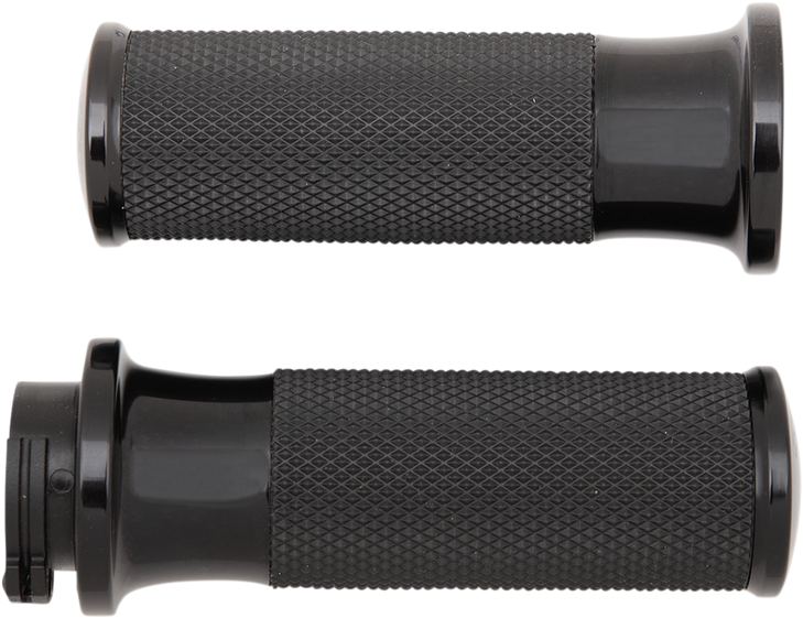 Arlen Ness Grips - Smoothie - Cable - Black 07-321