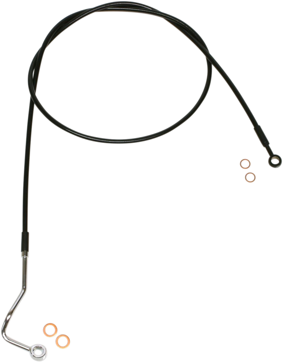 Magnum Shielding Brake Line - Upper - Xr - Black Sbb1402-72