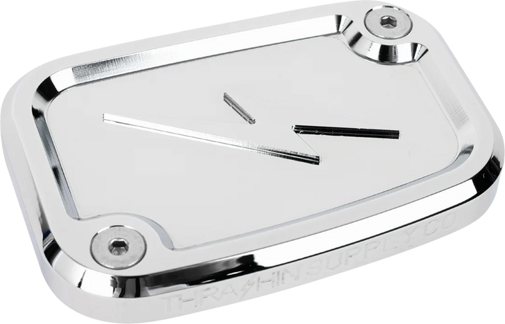 Thrashin Supply Co. Master Cylinder Cover - Brake - Front - Chrome Tsc-3176-3