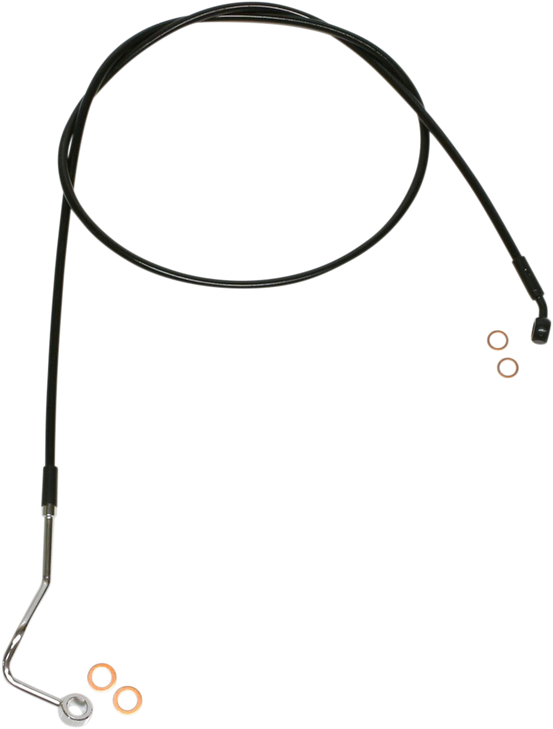 Magnum Shielding Brake Line - Upper - Xr - Black Sbb1401-68