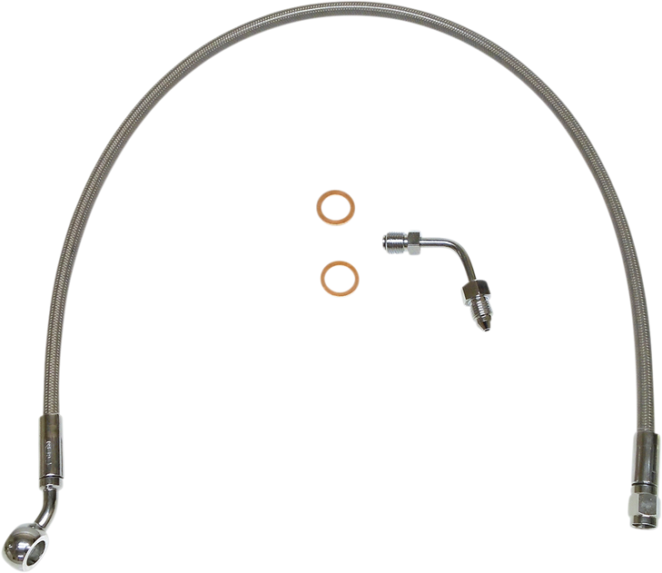 Magnum Shielding Brake Line - Upper - Stainless Steel - Abs Ssc1507-30