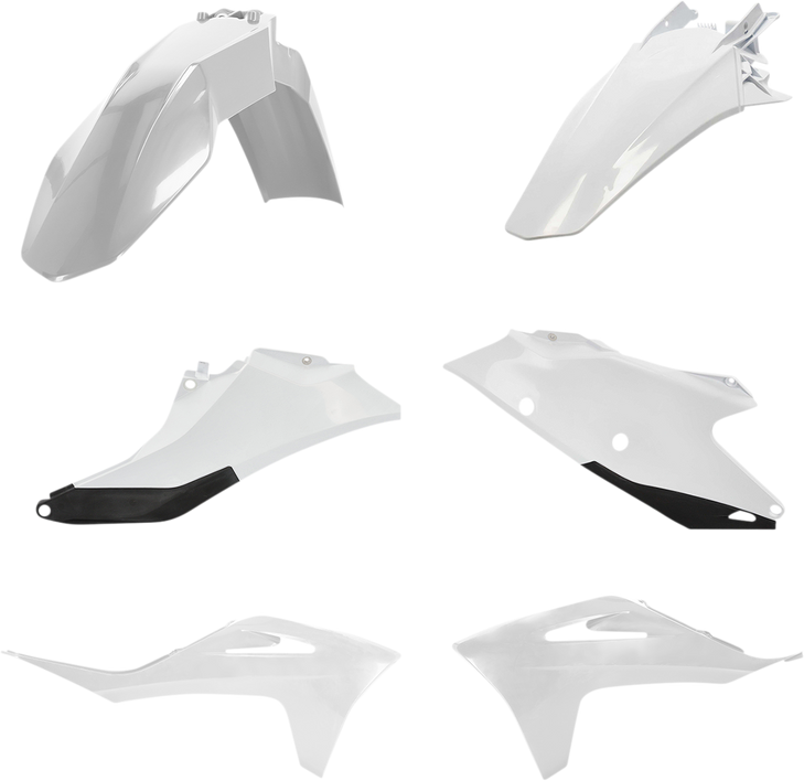 Acerbis Standard Replacement Body Kit - White/Black 2872781035