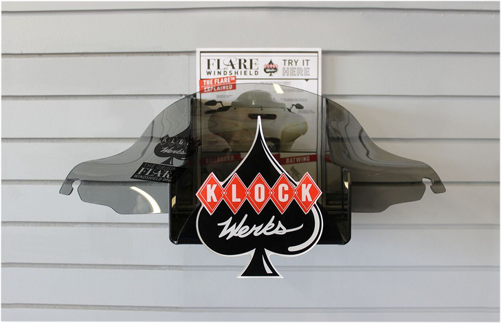 Klock Werks Flare Windshield Display Kww-01-0301
