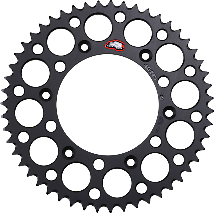 Renthal Sprocket - Honda - Black - 51 Tooth 154U-520-51Grbk