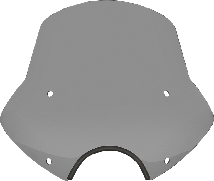 Speed Demon Sportshields - 15" - 7" Headlight Cutout - Black Smoke Mep54412