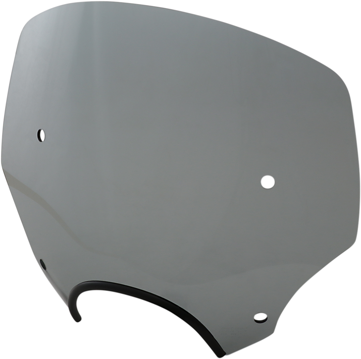 Memphis Shades El Paso Windshield - 13" - 7" Headlight Cutout - Black Smoke Mep5233