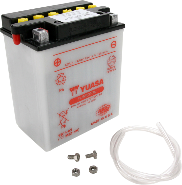 Yuasa Battery - Yb14-A2 Yuam2214Hind