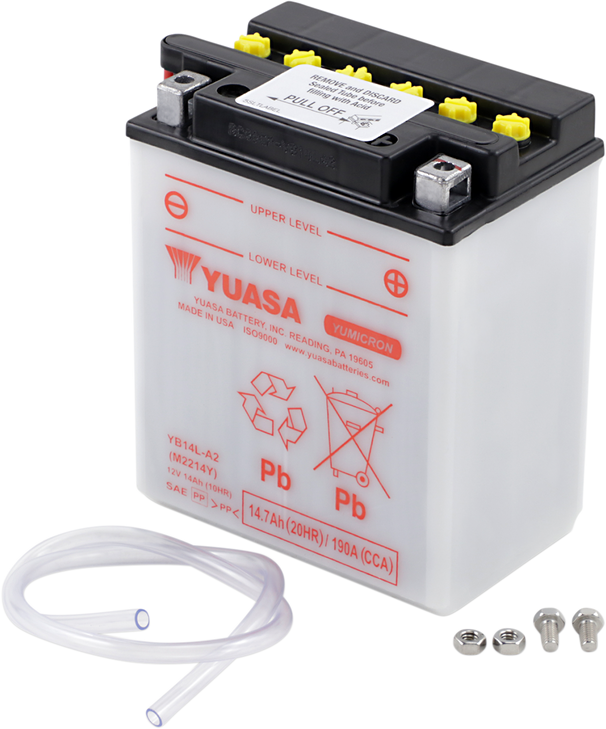 Yuasa Battery - Yb14L-A2 Yuam2214Yind