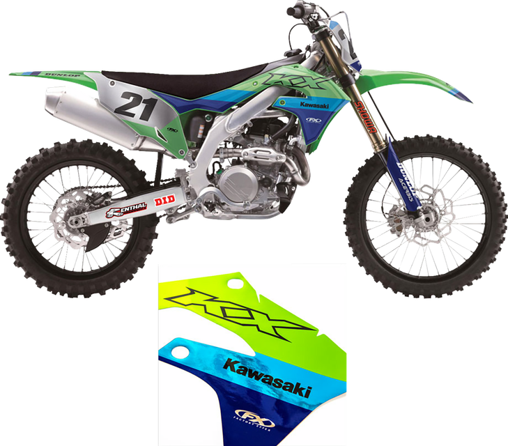 Graphic Kit - Chrome Series - Kawasaki - Kx 250/450 27-03106