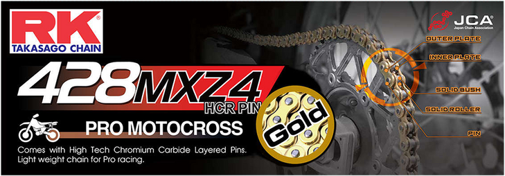 Rk 428 Mxz/4 - Heavy Duty Chain - 120 Links Gb428Mxz4-120