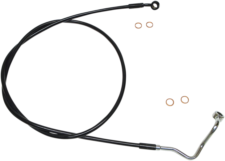 Magnum Shielding Brake Line - Upper - Abs - Black Sbb1414-71