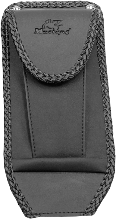 Mustang Pouch Tank Bib - Smooth - Black - Kawasaki 93306