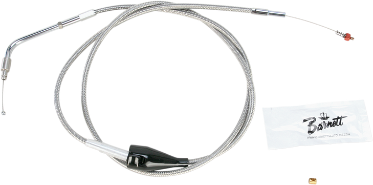 Barnett Stainless Steel Idle Cable - Cruise - +8" 102-30-41035-8