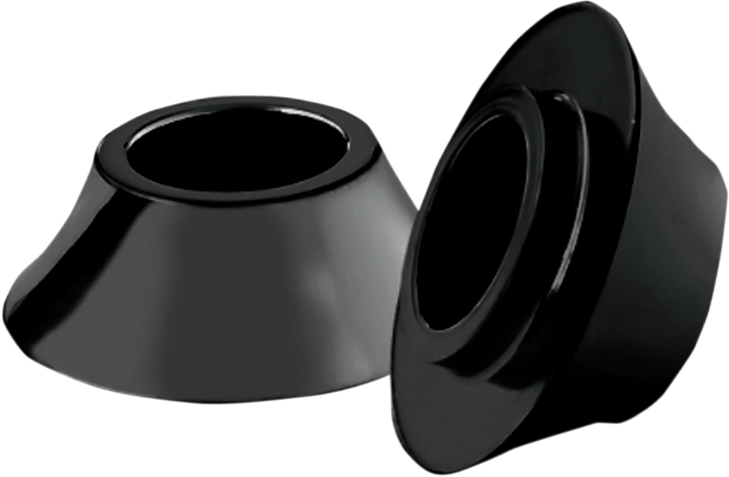 Rc Components Tapered Axle Spacer - Front - Black - No Abs - '00-'07 Flh Hd-Spcr-1B