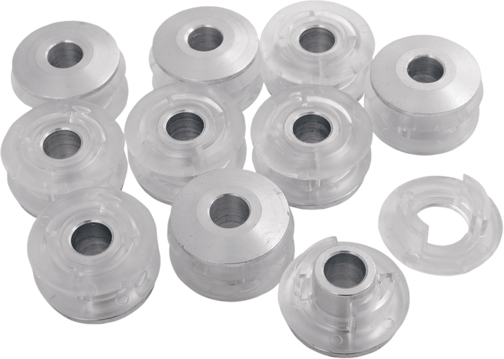 Alloy Art Tank Mounting Bushings And Inserts - Poly/Aluminum - 10-Pack Gt-T3