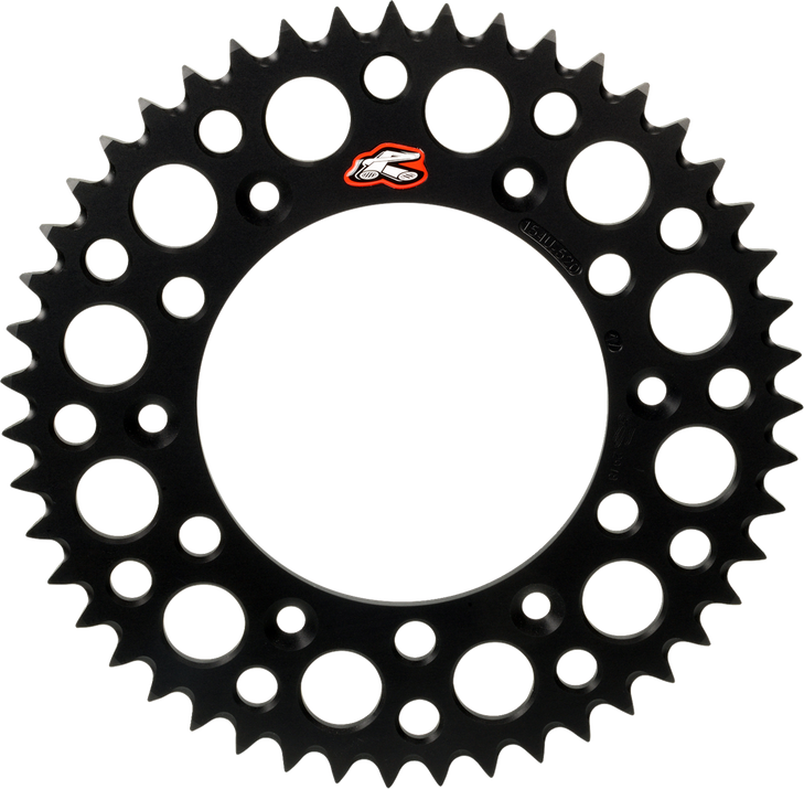 Renthal Sprocket Rear 428 48T Black 441U-428-48Gpbk