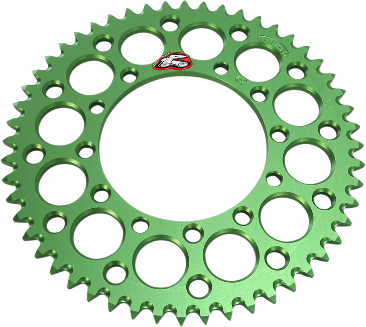 Renthal Sprocket - Kawasaki - Green - 52 Tooth 191U-420-52Gegn