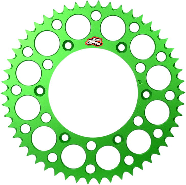 Renthal Rear Sprocket - 49 Tooth - Green - Kawasaki 112U-520-49Gegn