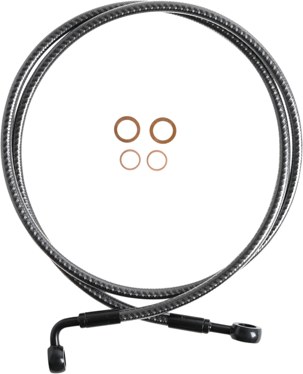 Magnum Shielding Brake Line - Front - 180/90 - 50" - Karbonfibr 76450Sw