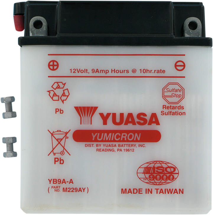 Yuasa Battery - Yb9A-A Yuam229Ay