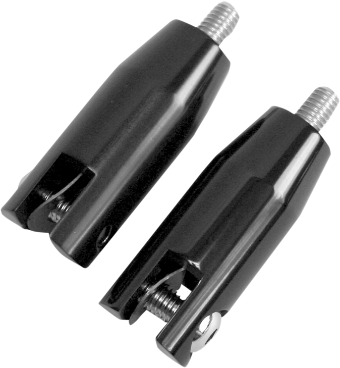 Accutronix Rear Footpeg Mount - Black - Flht '93+ Fpmt501-B