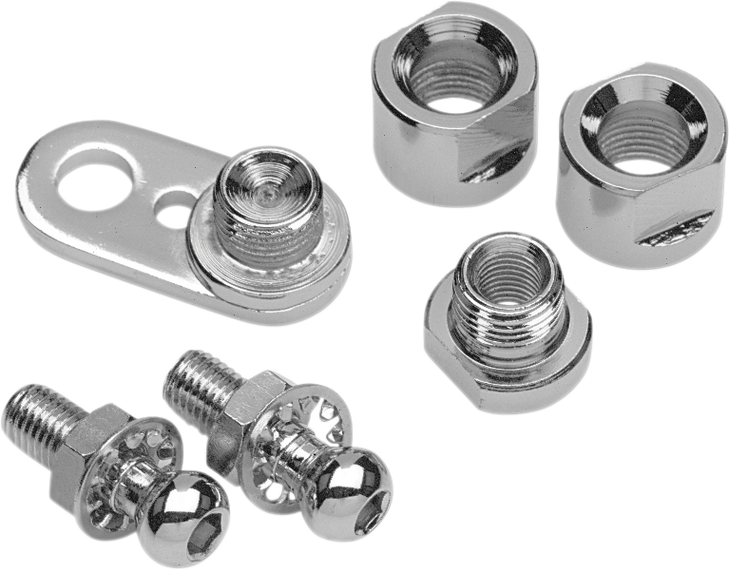Drag Specialties Turn Signal Swivel Kit - Chrome