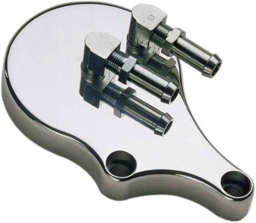 Pro-One Perf.Mfg. Slimline Oil Filter Mount - Chrome 203150