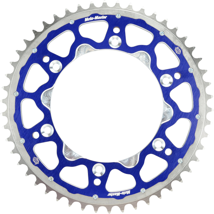 Moto-Master Fusion Series Dual Ring Sprocket (Blue, 428-47T) Tm 620183447
