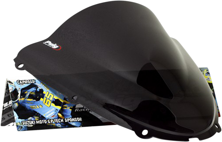 Puig Hi-Tech Parts Race Windscreen - 15-3/4" - Dark Smoke - Ninja 4053F