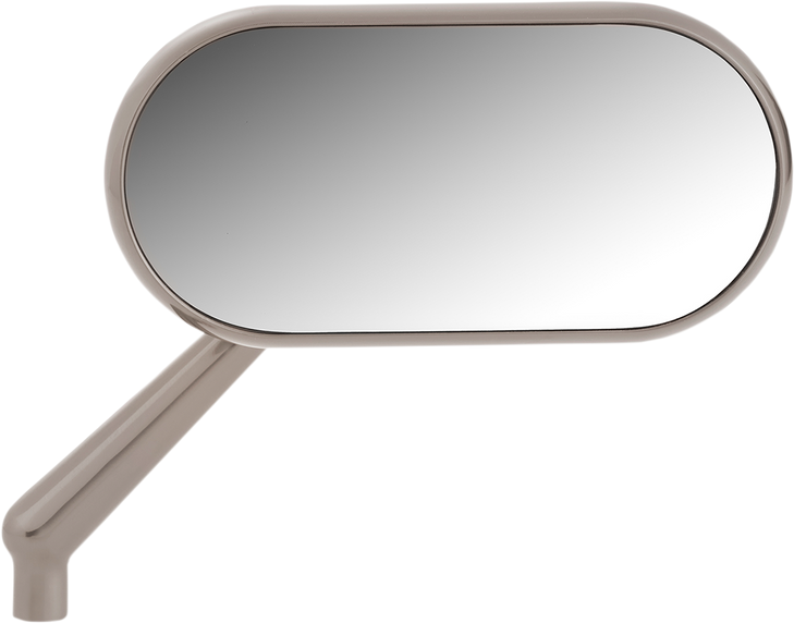 Arlen Ness Mirror - Side View - Oval - Titanium - Right 13-188