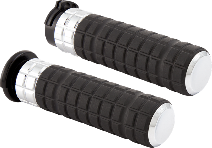 Arlen Ness Grips - Speedliner - Tbw - Chrome 500-003