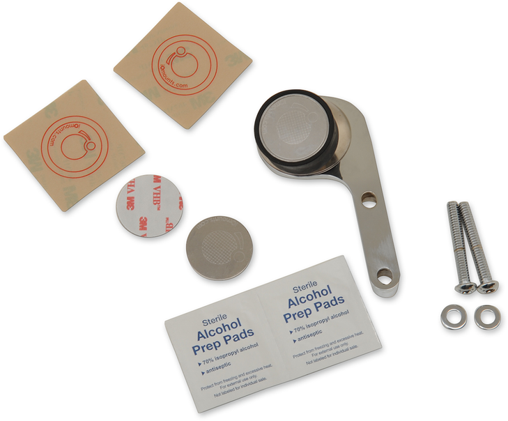 Klock Werks Handlebar Mount - Iomount - Right - Chrome Kwd-01-0380Rc