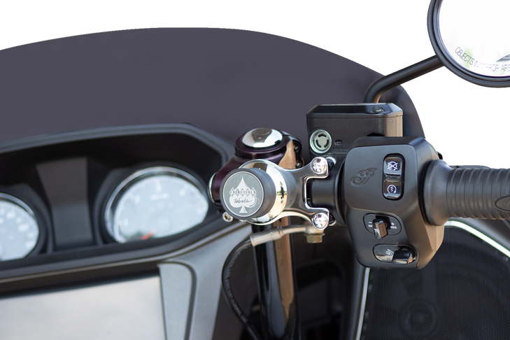 Klock Werks Ambidextrous Mount - Iomount - Challenger - Chrome Kwd-04-0609-C