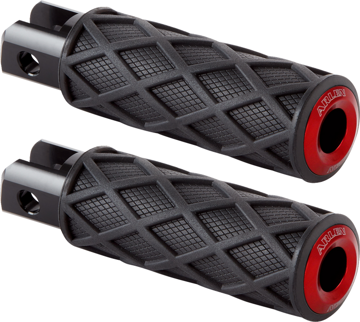 Diamond Footpegs - Driver - Red 400-058