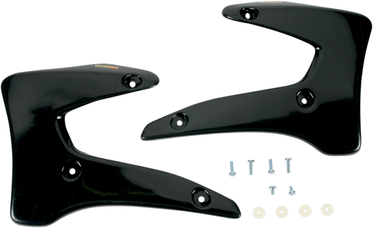Maier Radiator Scoops - Ttr125 - Black 600010