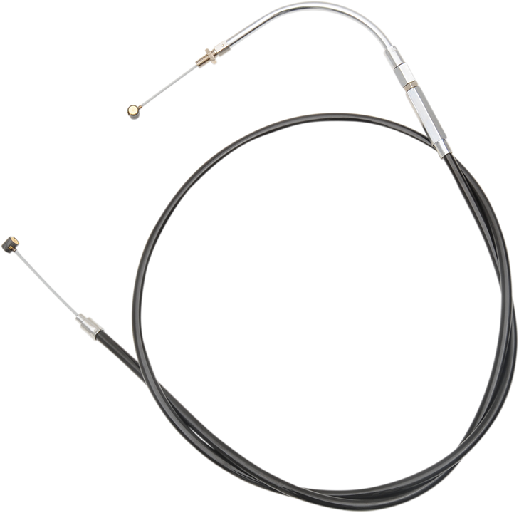 Barnett Black Vinyl Clutch Cable - +6" - Victory 101-85-10010-06