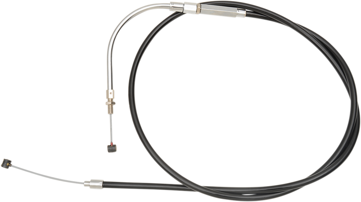 Barnett Black Vinyl Clutch Cable - +6" - Victory 101-85-10013-06