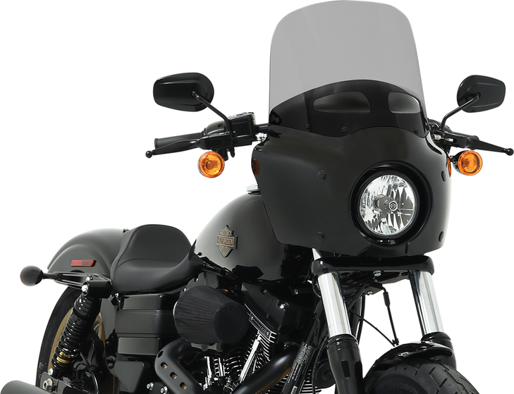 Memphis Shades Road Warrior Windshield - Vented - Black Smoke - 13" Mep87512