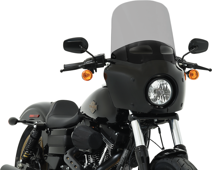 Memphis Shades Road Warrior Windshield - Vented - Black Smoke - 15" Mep87612