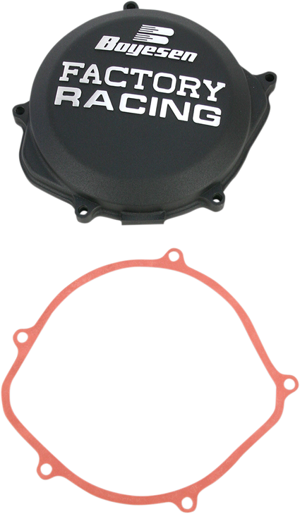 Boyesen Clutch Cover - Black - Honda Cc-06Ab