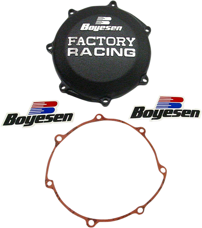 Boyesen Clutch Cover - Black - Yamaha Cc-37B