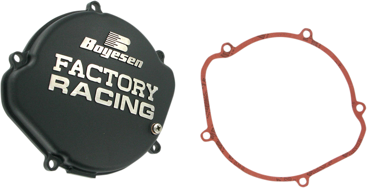 Boyesen Clutch Cover - Black - Honda Cc01Ab