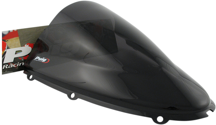 Puig Hi-Tech Parts Race Windscreen - 17-3/8" - Dark Smoke - Zx14 4057F