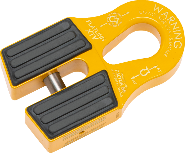 Factor 55 Flatlink Xtv Winch Shackle Mount - Yellow 00070-03