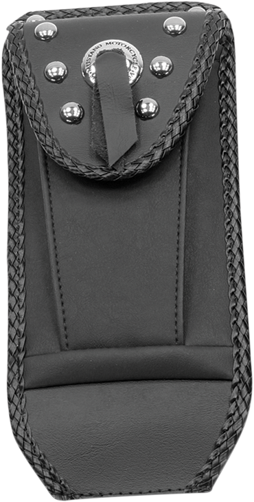 Mustang Tank Bib With Pouch - Studded - Softail 93309