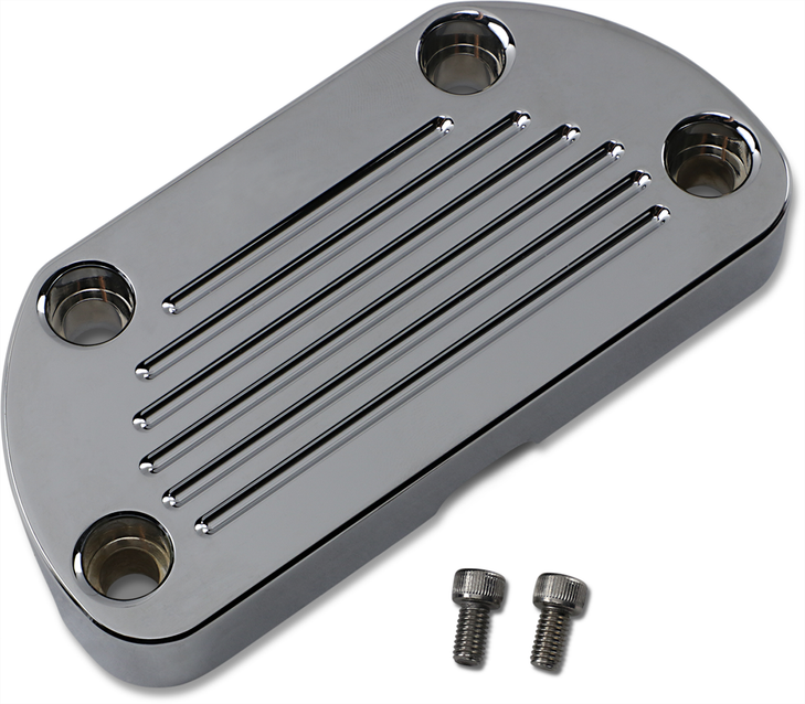 Dakota Digital Chrome Flat 1" Handlebar Clamp Mount - For Pullback Risers Bkt-5002