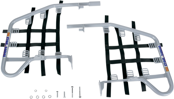 Dg Performance Nerf Bars - Trx450R - Silver/Black 54-2450
